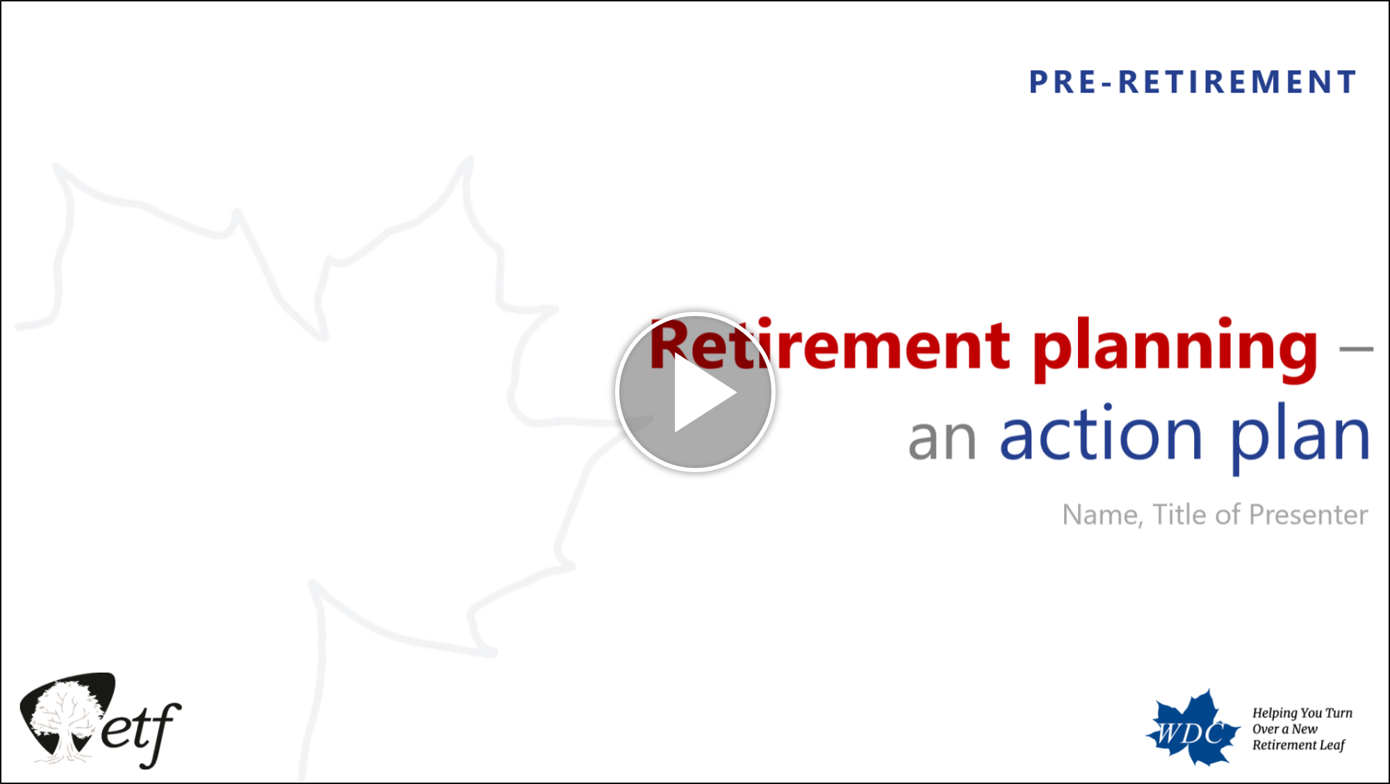 Video thumbnail for retirement planning - an action plan