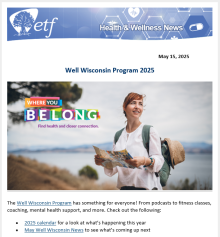 Thumbnail of Health & Wellness News May 2025