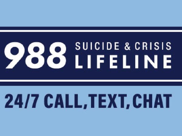 988 Suicide and crisis hotline