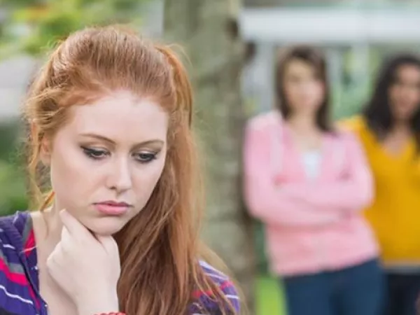 Girl With other girls in background