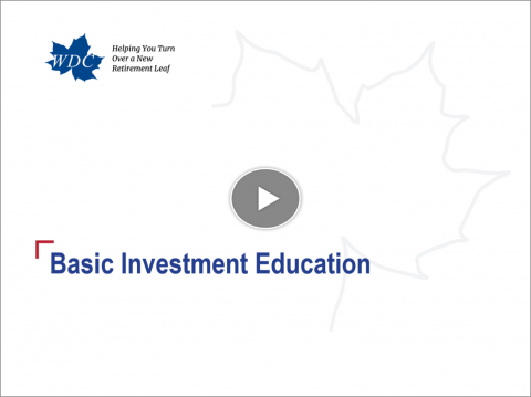 Basic Investment Education video title slide