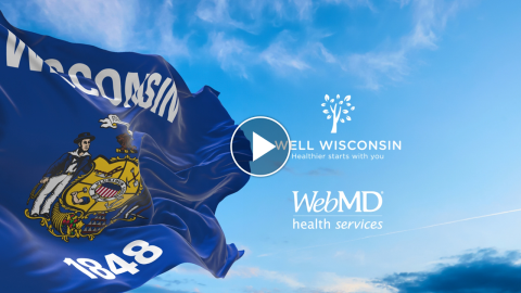Screenshot of title screen from Well Wisconsin 2023 Program video.