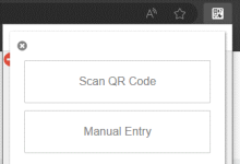 Authenticator.cc - scan a QR code