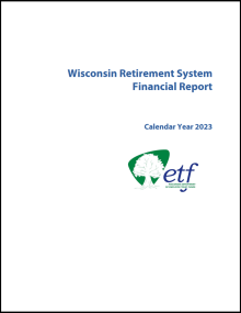 Cover of WRS Financial Report 2023