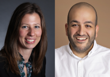 Beth Holzberger and Salah Khalaf