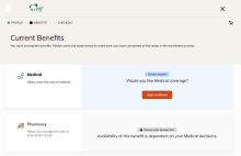 Screenshot of My Insurance Benefits