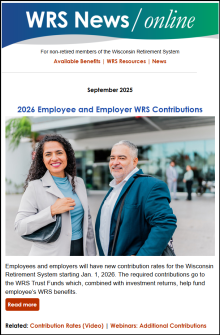 Thumbnail of WRS News Online September 2025 issue.