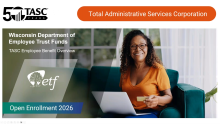 TASC pre-tax savings administrator presentation title slide.