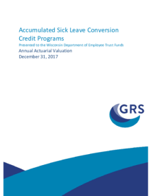 Accumulated Sick Leave Conversion Credit Programs 2017