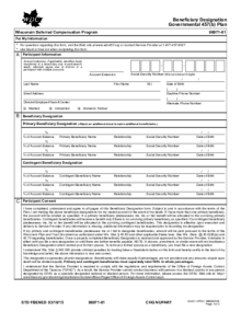 WDC Beneficiary Form